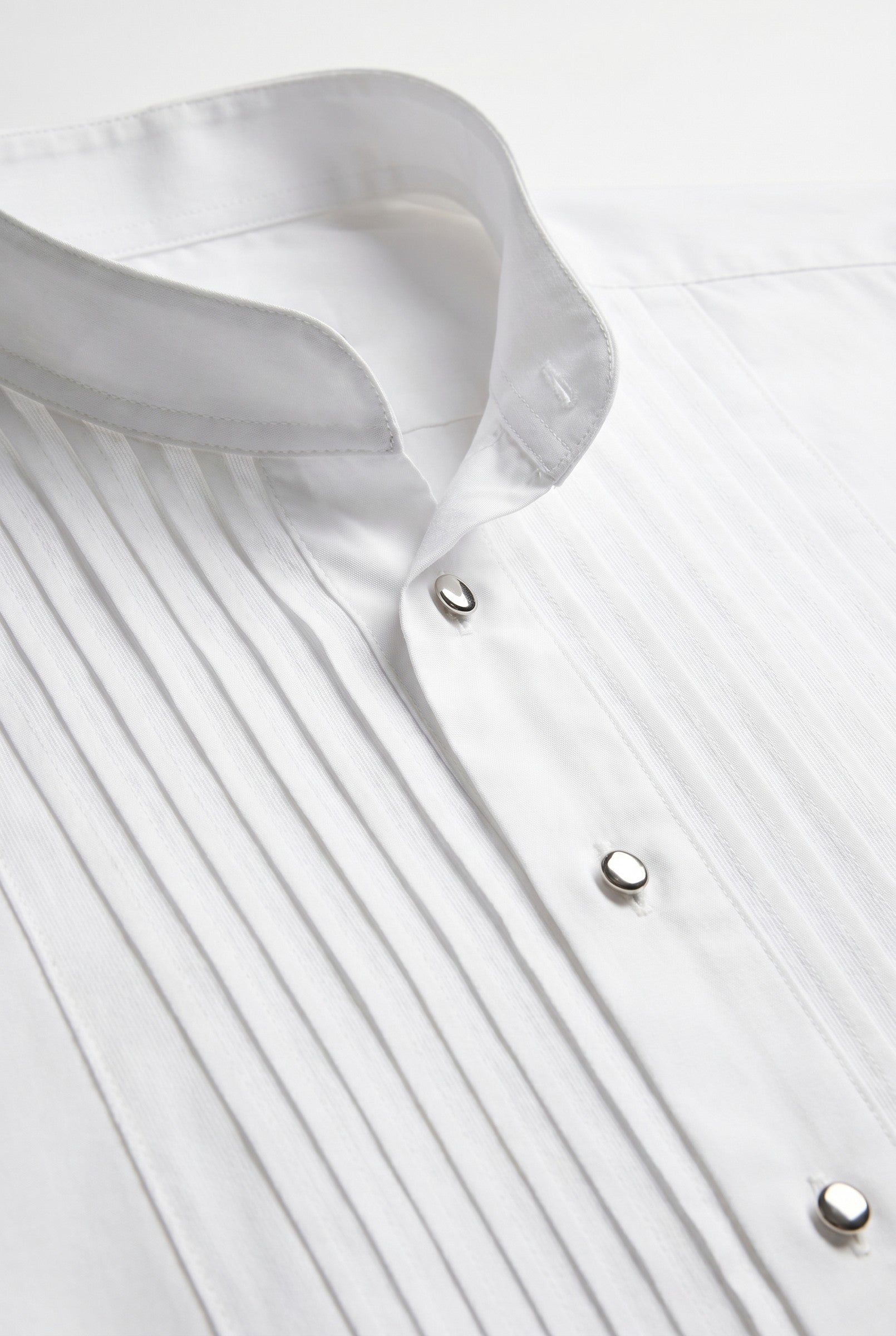 Men's White Studded Marcella Dress Shirt | Blackstone London