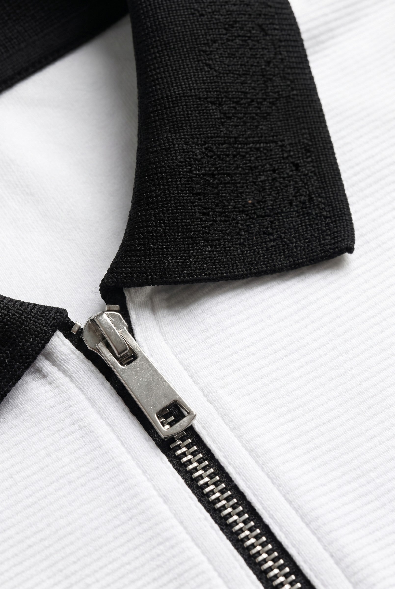 Men's Premium Logo Collar Polo in White | Blackstone London