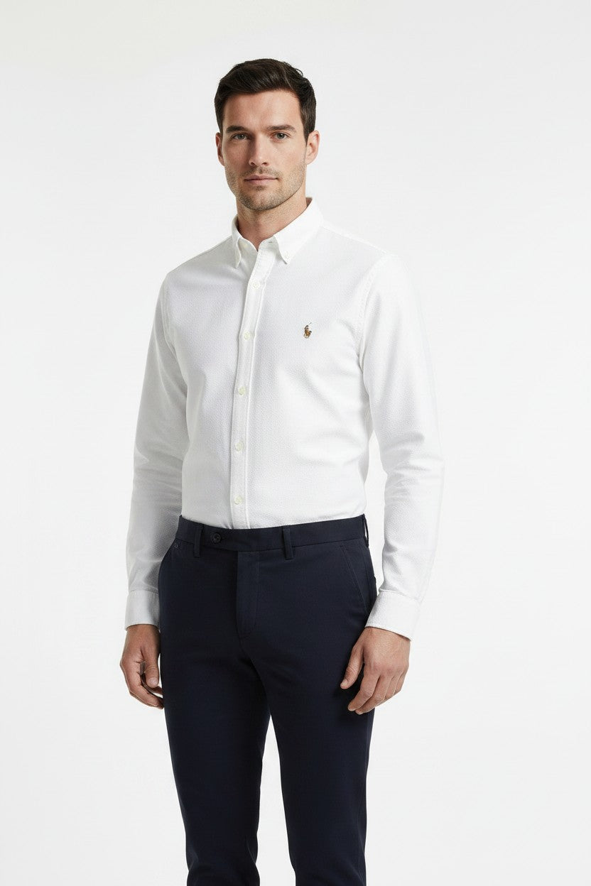 Men's Slim Fit Oxford Shirt | Blackstone London
