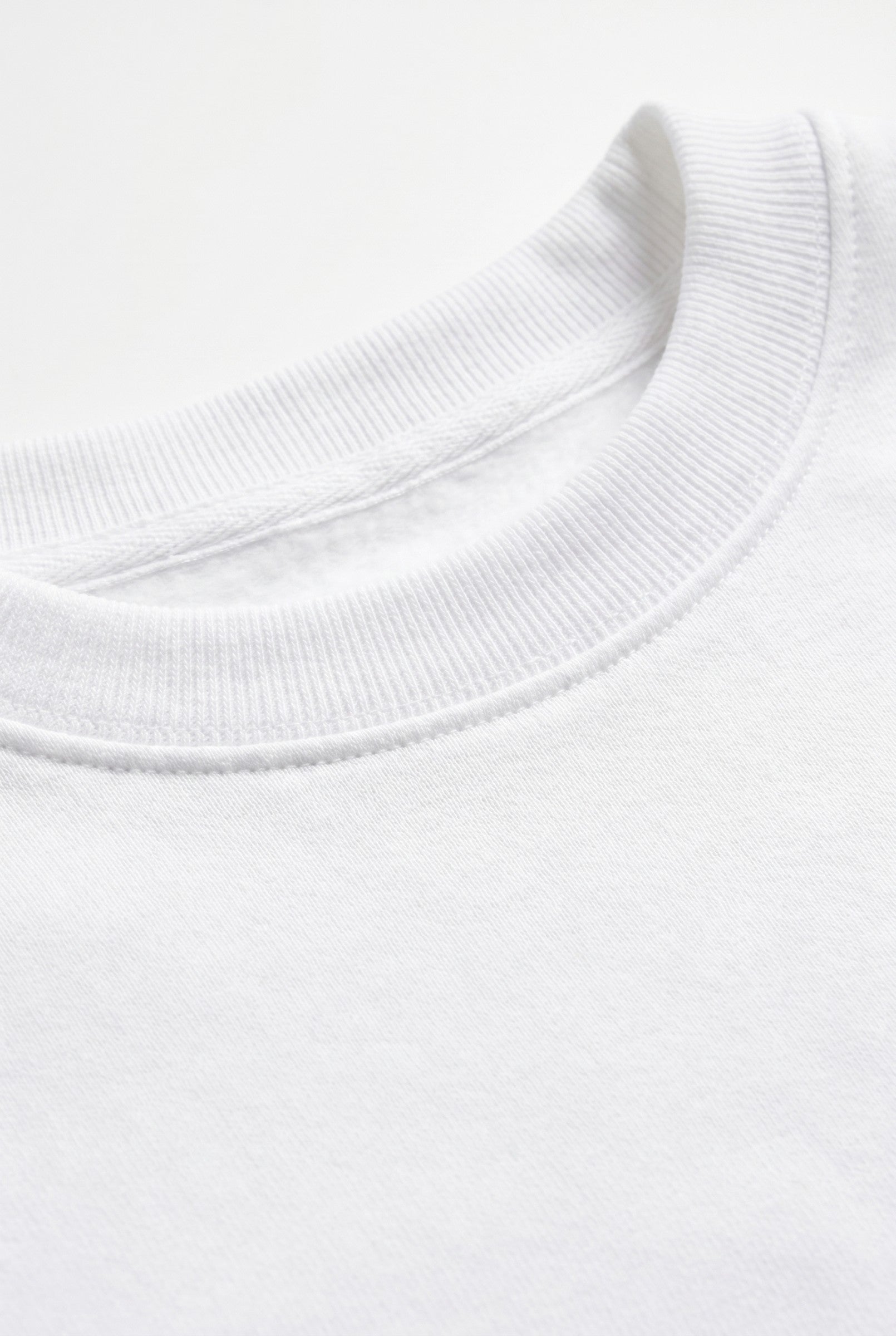Men's Embossed Sweatshirt in White | Blackstone London