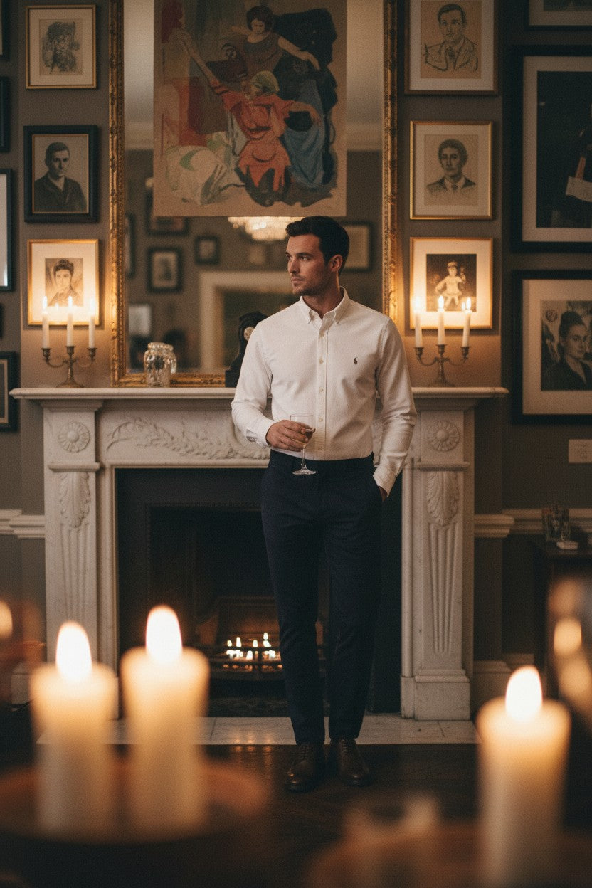 Men's Slim Fit Oxford Shirt | Blackstone London