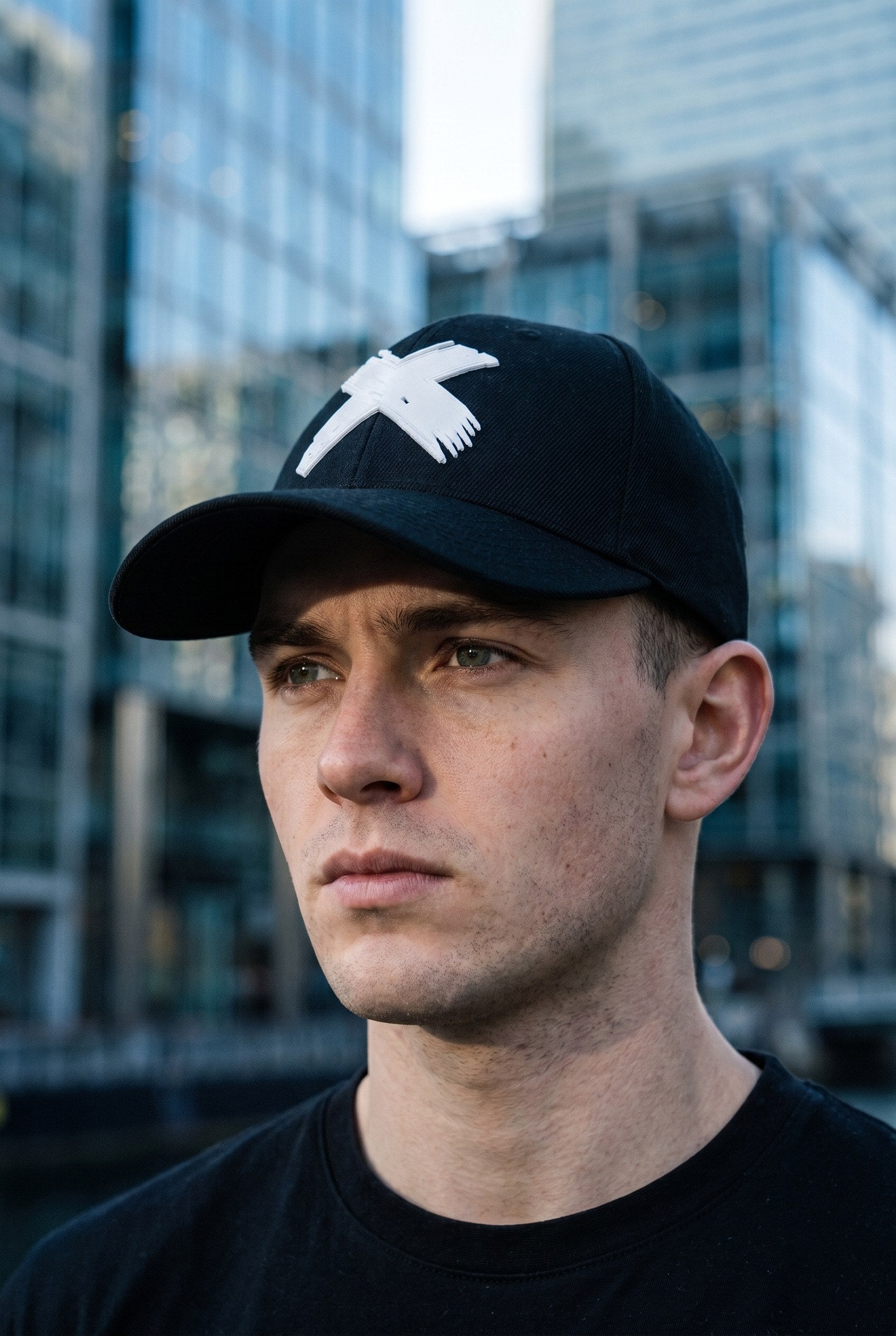 Men's Cross X Embroidered Cap | Blackstone London