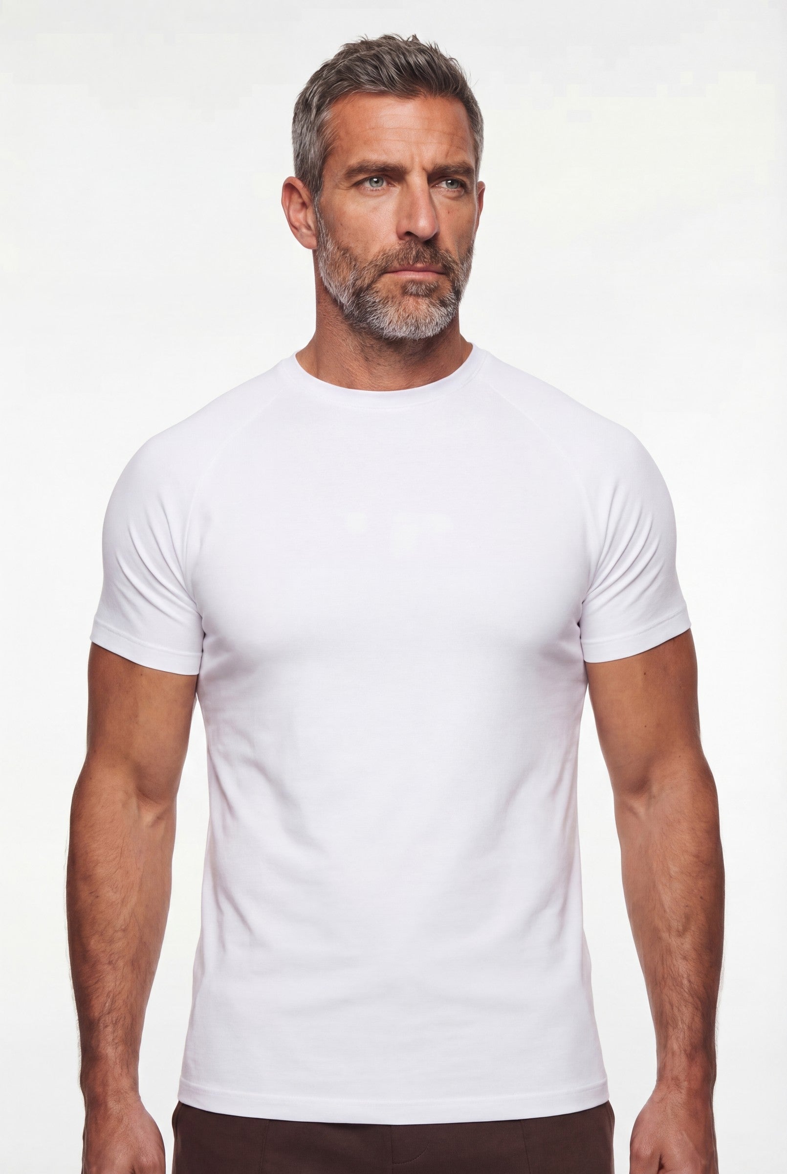 Men's Mercerised Cotton Crewneck T-Shirt | Blackstone London