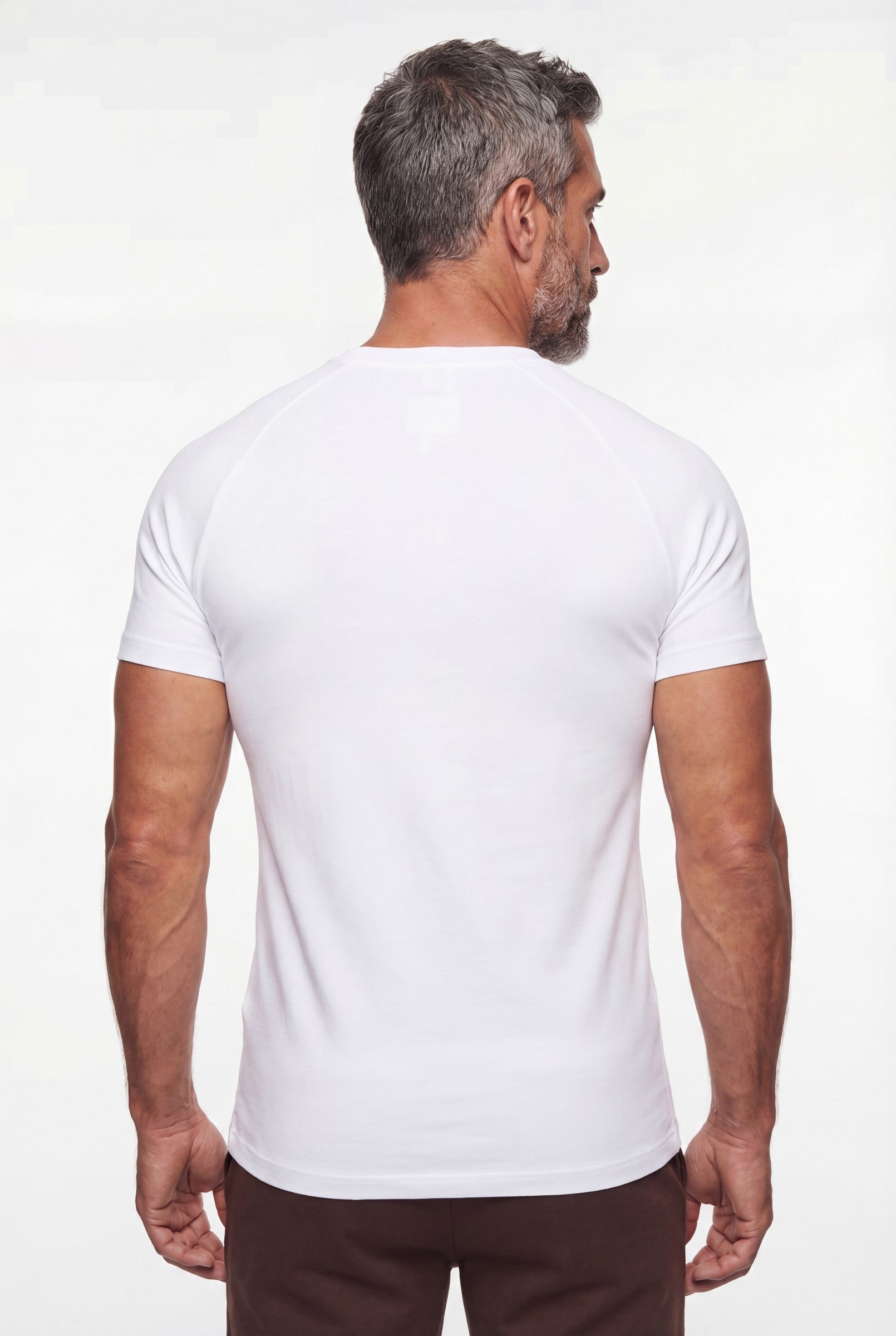 Men's Mercerised Cotton Crewneck T-Shirt | Blackstone London