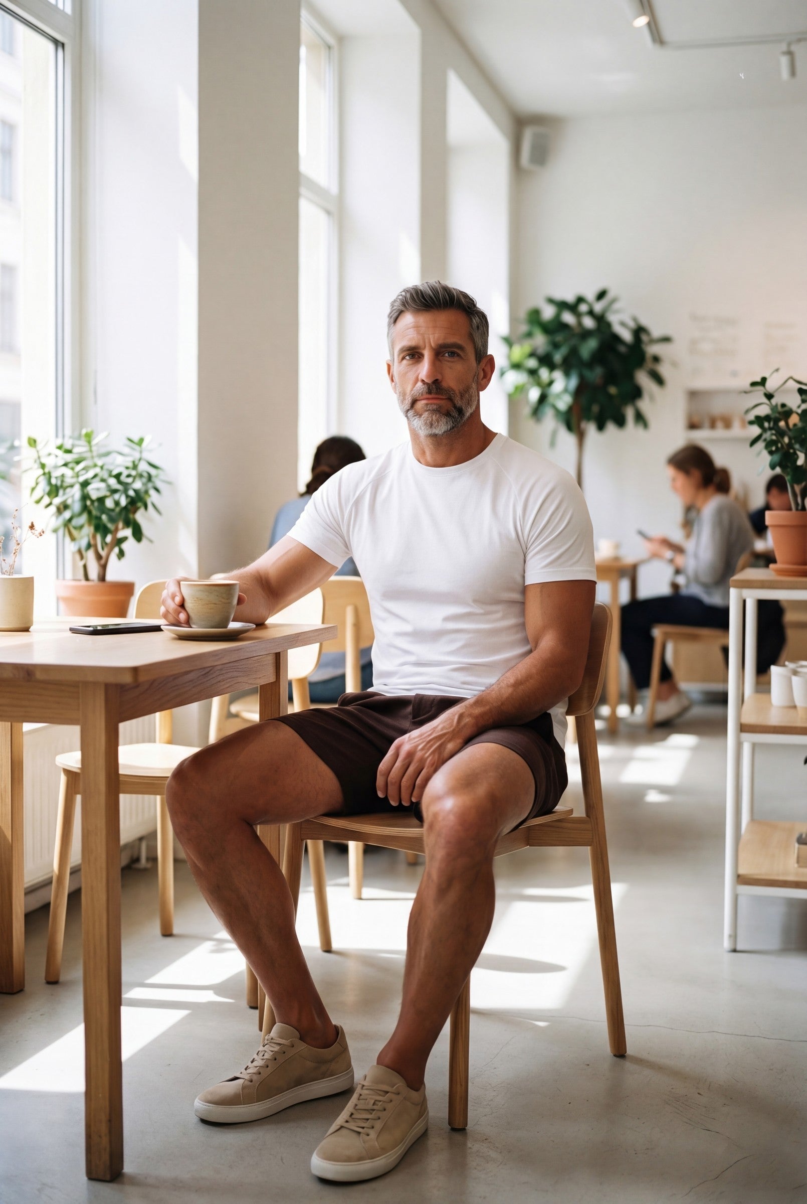 Men's Mercerised Cotton Crewneck T-Shirt | Blackstone London