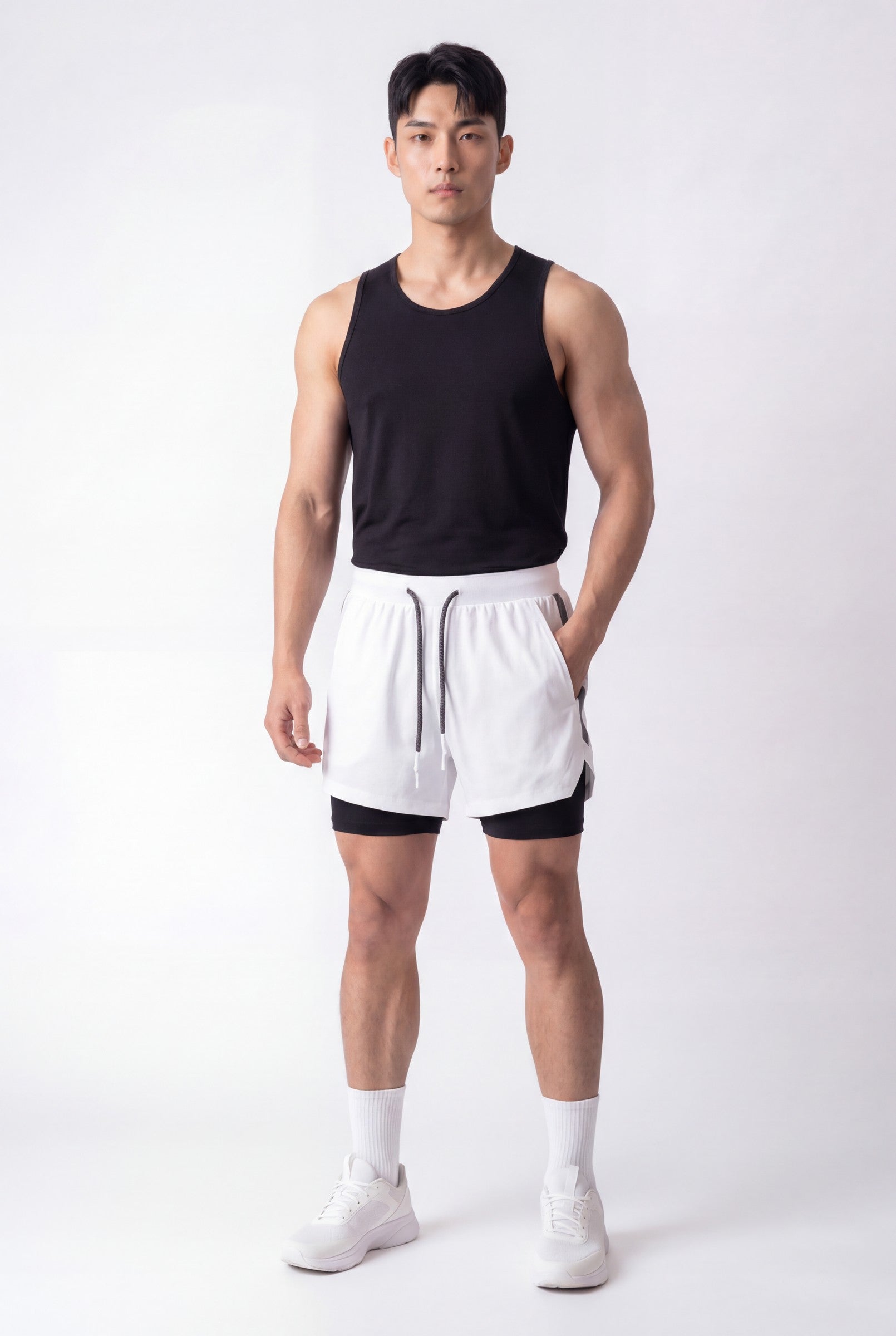 Men's Hybrid Compression Shorts | Blackstone London
