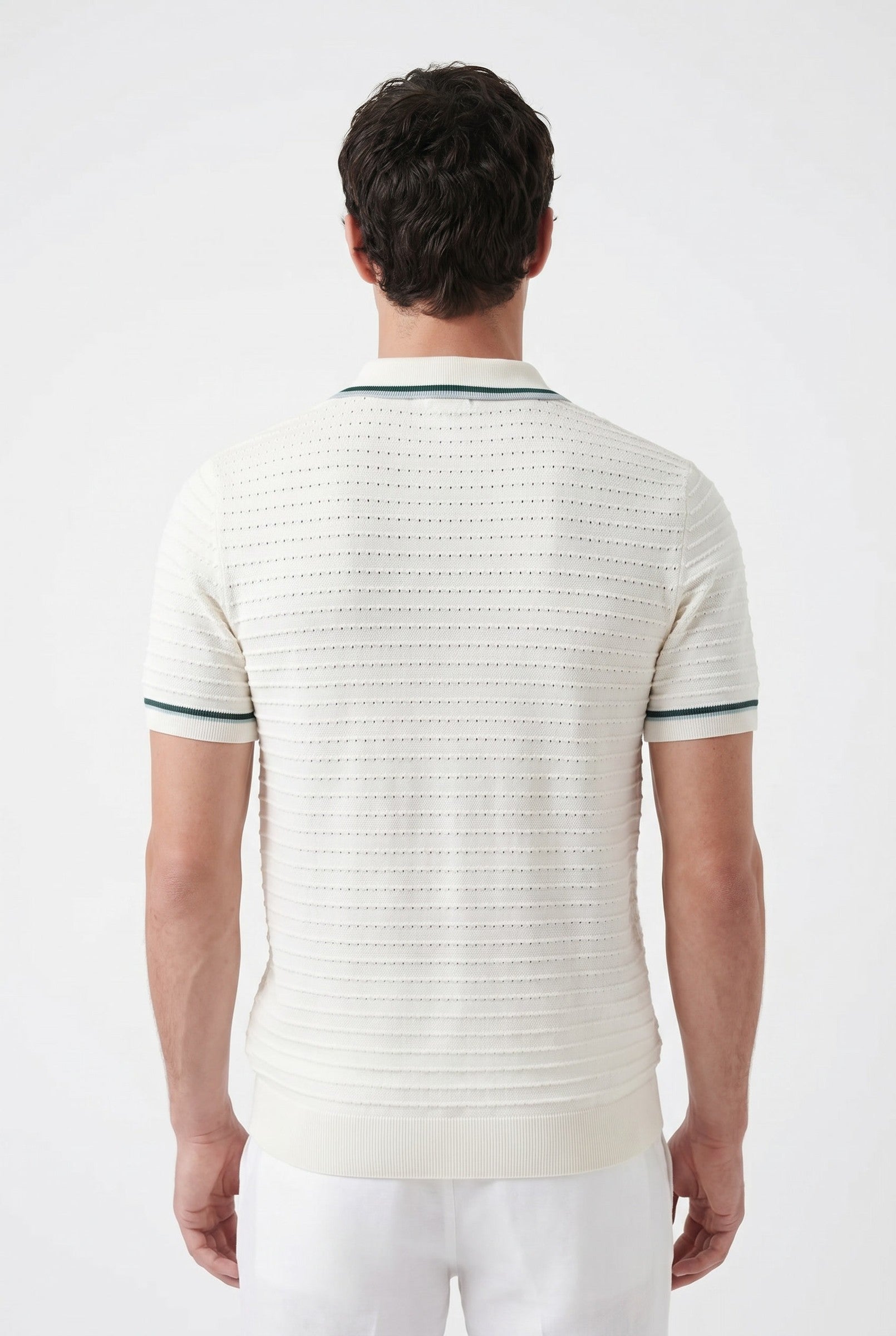 Men's Riviera Knit Rib Polo | Blackstone London