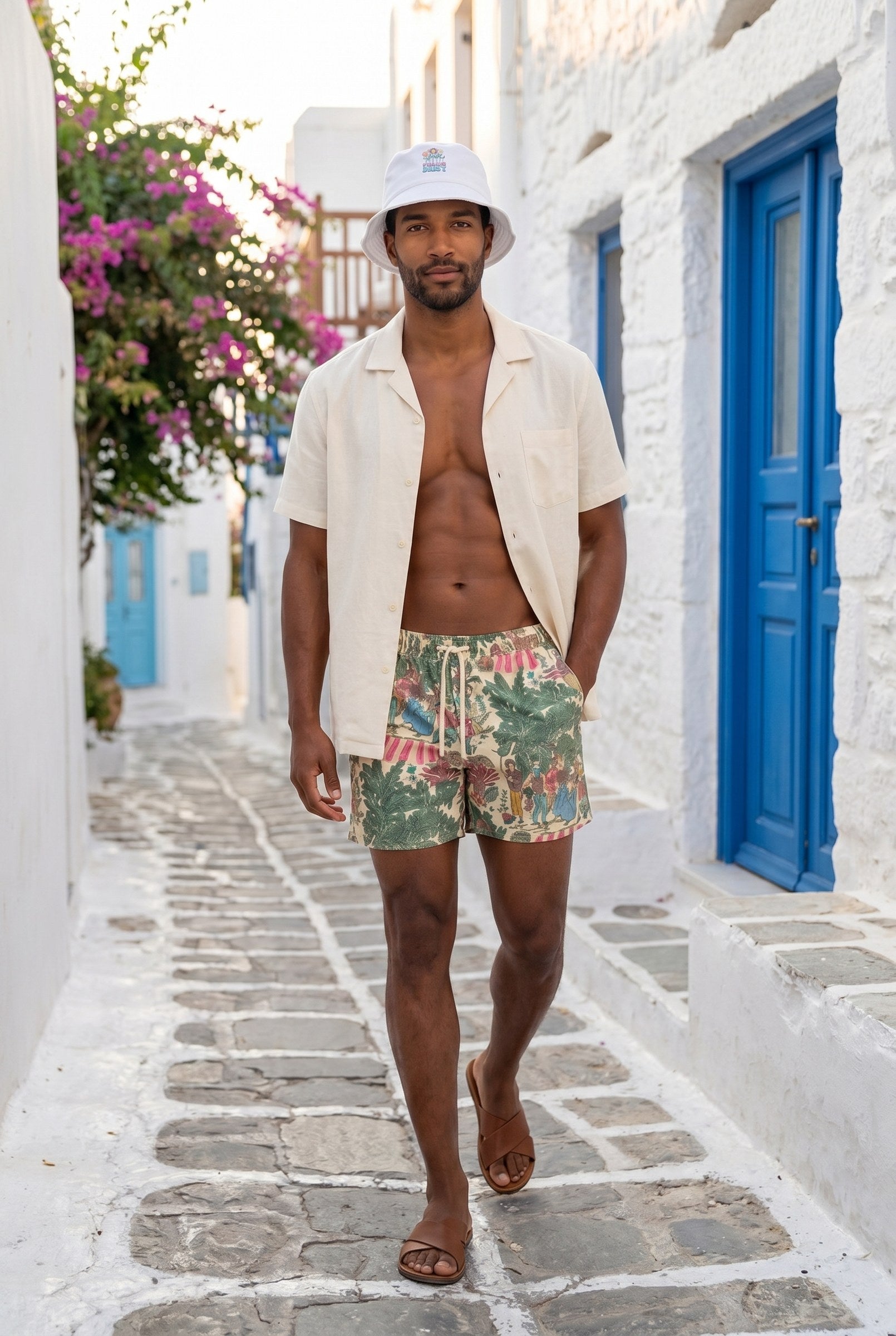 Men's Feeling Daisy Bucket Hat | Blackstone London