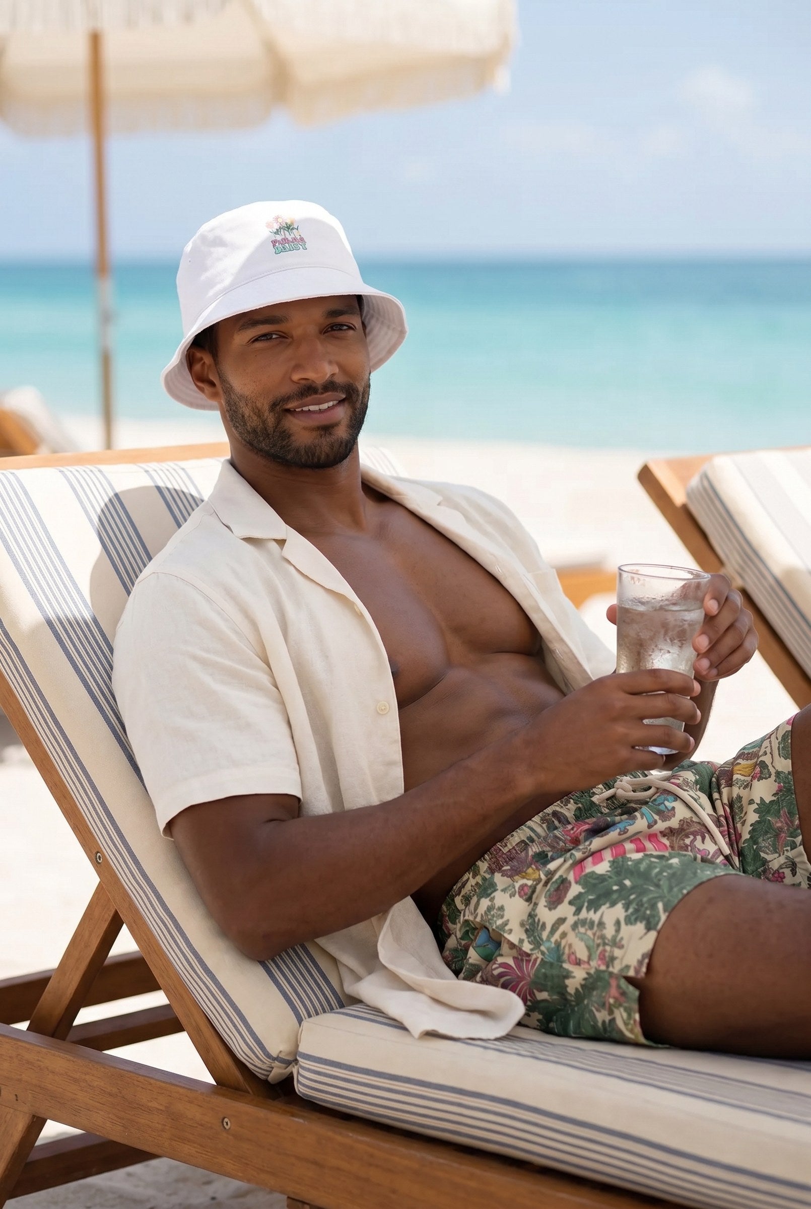 Men's Feeling Daisy Bucket Hat | Blackstone London