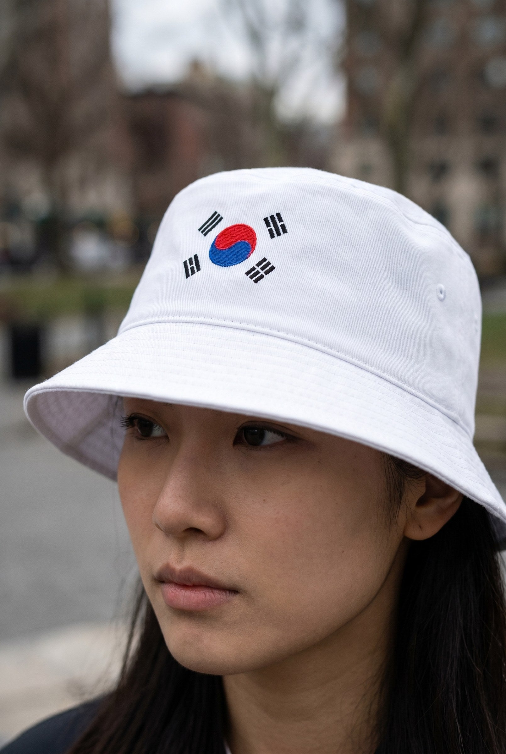 Women's Korea Flag Bucket Hat | Blackstone London