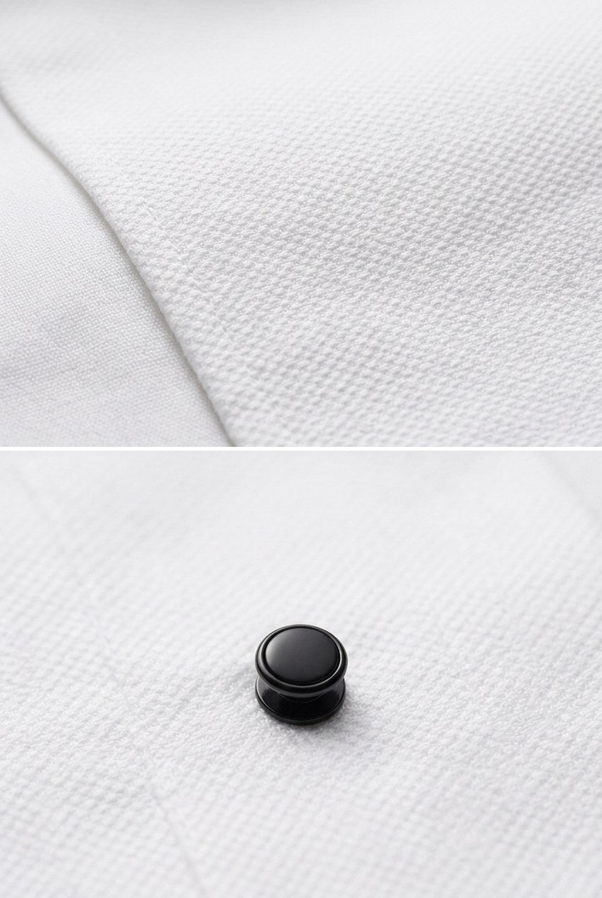 Men's White Marcella Bib Tuxedo Shirt | Blackstone London