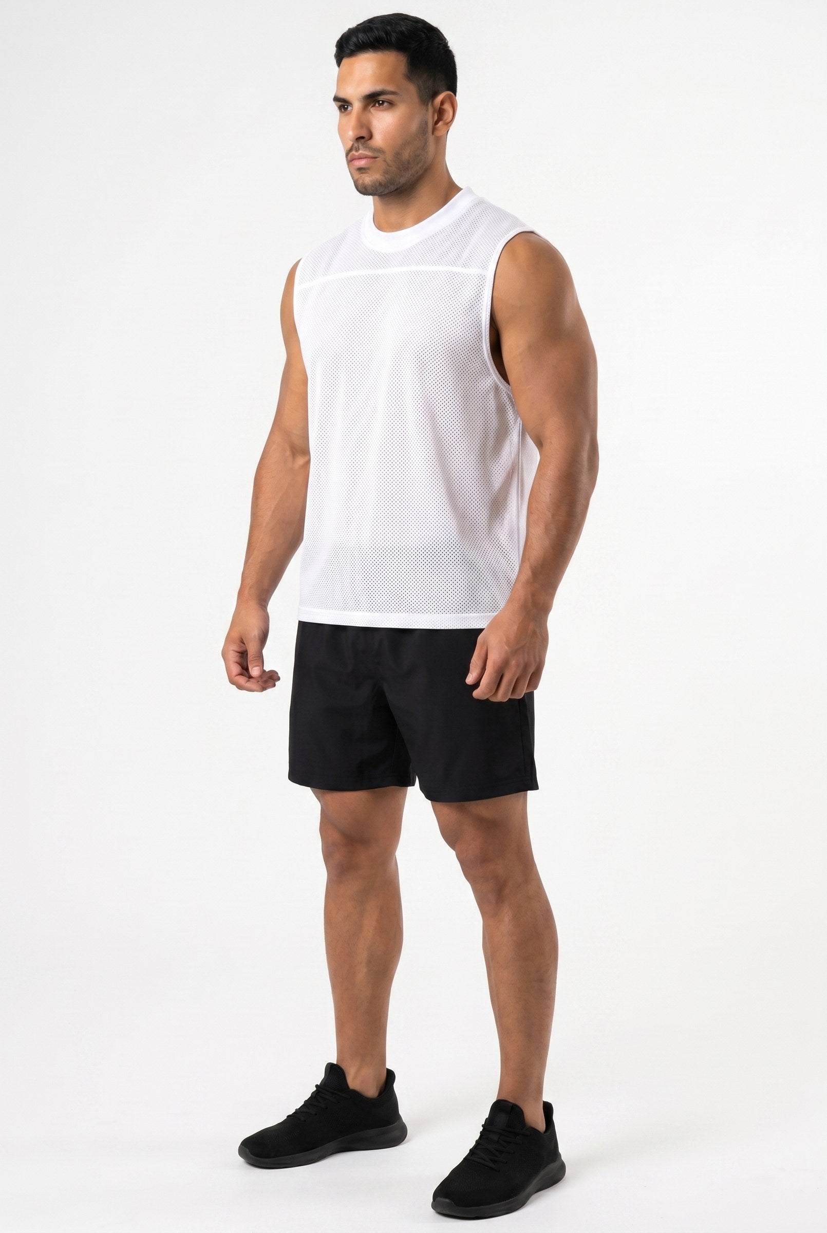 Men's Mesh Flex Muscle Tank Top | Blackstone London