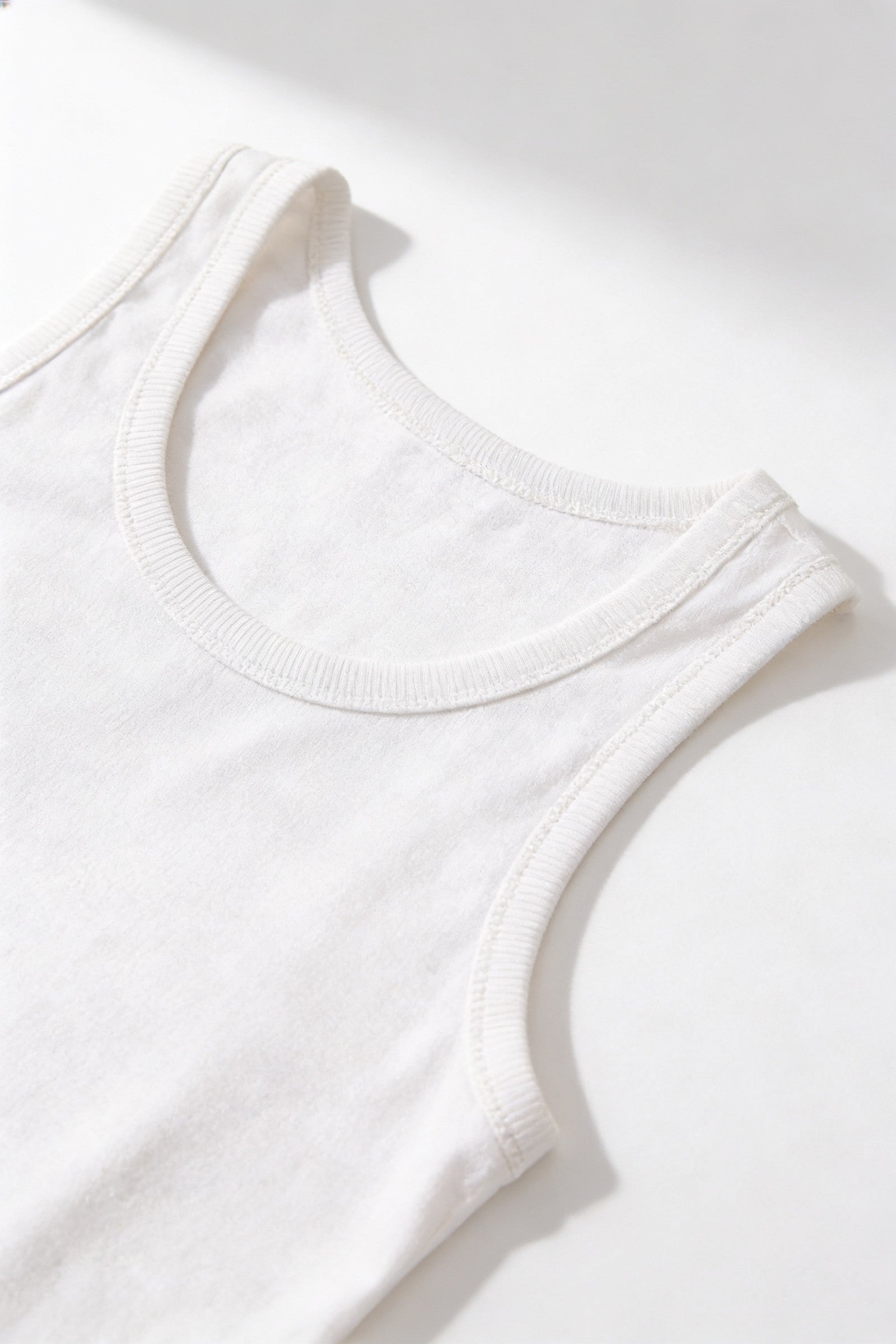 Men's Scoop Neck Cotton Vest | Blackstone London