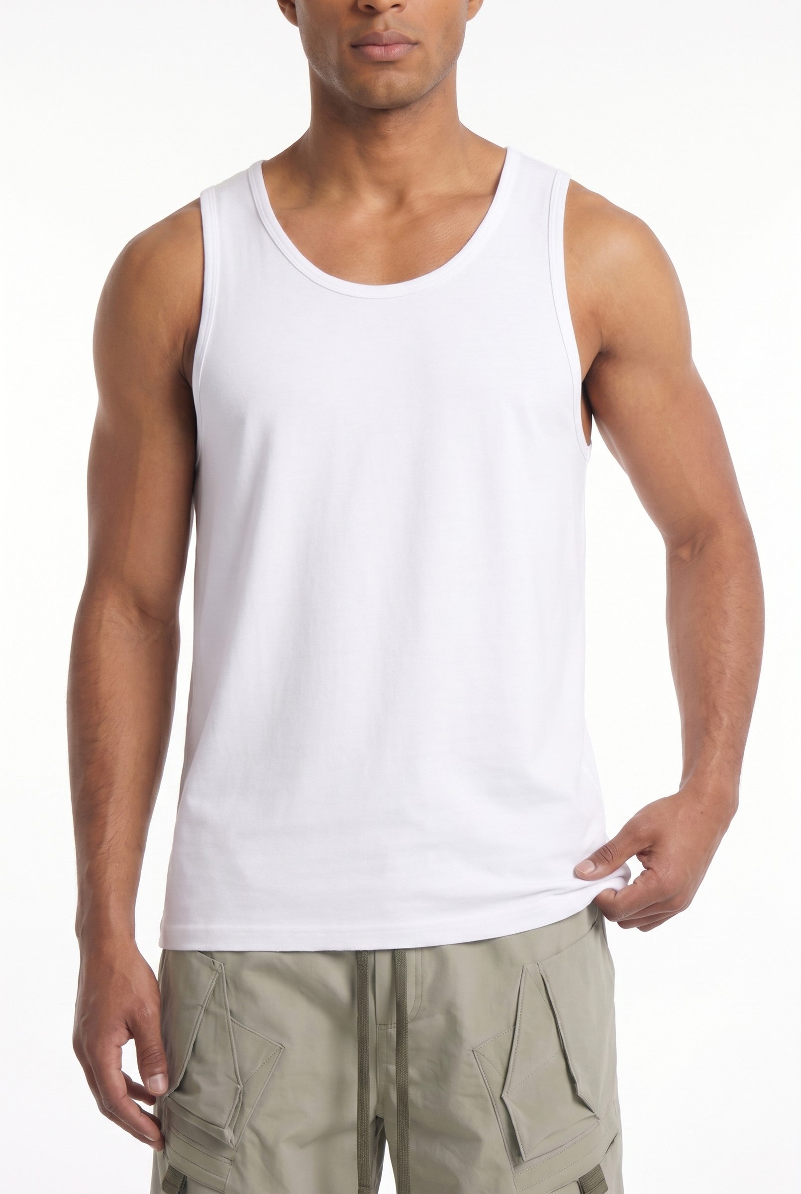 Men's Classic Cotton Tank Top | Blackstone London
