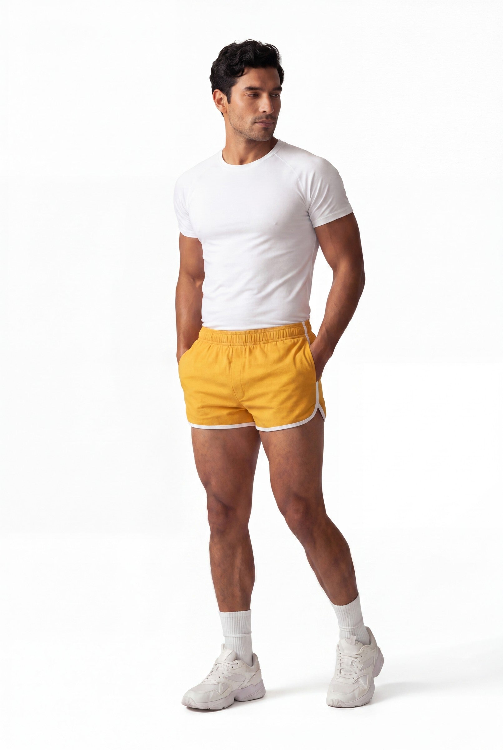 Men's Retro Running Shorts | Blackstone London